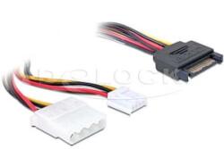Delock DL65227 SATA -> Molex + Y hálózati kábel
