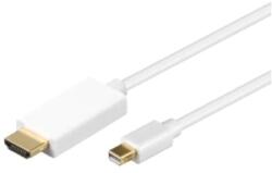 M-CAB MiniDisplayport M - HDMI M Adapterkábel - 1 m, Fehér