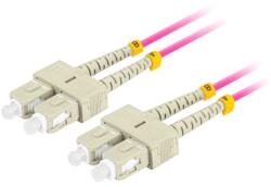 Lanberg Patch optic MM SC/UPC-SC/UPC duplex 5m LSZH OM4 50/125 3.0mm violet FO-SUSU-MD41-0050-VT (FO-SUSU-MD41-0050-VT)