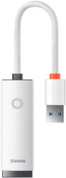 Baseus USB - RJ45 (1000 Mbps) átalakító adapter (WKQX000102) fehér