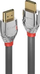 Lindy 37876 Cromo Line HDMI 2.0 - HDMI 2.0 Kábel - 10 m, Szürke
