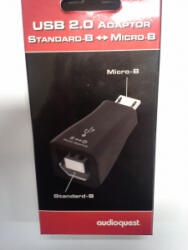 AudioQuest USB standard B - micro B átalakító
