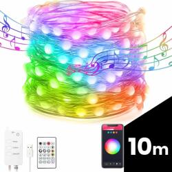 Phenom Smart fényfüzér - USB - 66 RGB LED - 10 m - Bluetooth Phenom 58382B (58382B)