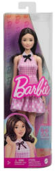 Mattel Fashionista barátnők stílusos divatbaba - 65. évfordulós baba rózsaszín kockás ruhában (FBR37_HRH21)