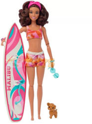 Mattel Barbie The Movie szörfös baba kölyökkutyával és kiegészítőkkel HPL69 Mattel (HPL69)