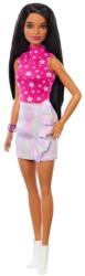 Mattel Fashionista barátnők stílusos Divatbaba - 65. évfordulós Baba csillagos pink topban (HRH13)