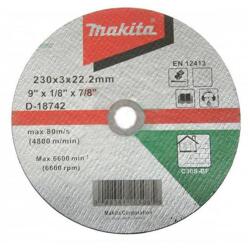 Makita D-18742 Disc taiere piatra, 230x22.2x3mm (553D18742) Disc de taiere