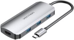 Vention USB-C to HDMI/USB 3.0x3/PD Dokkoló (TODHB) - totalprint