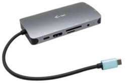 i-tec USB-C Fém Nano Dokkoló Állomás HDMI VGA LAN Hang Audio Kártyaolvasó Power Delivery 100 W - Dokkoló Állomás (C31NANODOCKVGAPD)