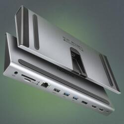 AXAGON HMC-4KX3 USB 3.0 Hub, MiniDP + 2x HDMI, LAN, PD, 3x USB-A (HMC-4KX3)