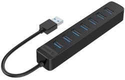 ORICO TWU3 USB-7x USB 3.0 hub adapter fekete (TWU3-7A-BK-EP-IP)