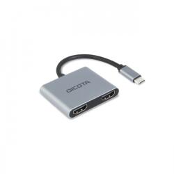 DICOTA D32063 USB-C Apa - USB-C/USB-A/2x HDMI Anya Adapter