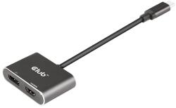 Club 3D Hub USB Club 3D - CSV-1552 (3.2 USB-C Gen 1 către DisplayPort, HDMI, 4k60Hz) (CSV-1552)
