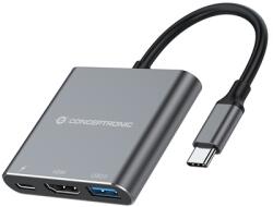 Conceptronic Notebook Dock - DONN18G (USB-C la HDMI/USB-C PD/USB 3.0) (DONN18G)