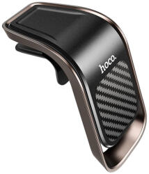 hoco. Autós mobiltelefon tartó, mágneses, szellőzőnyílásra csiptethető, fekete /szürke, Hoco CA74 (CA74)