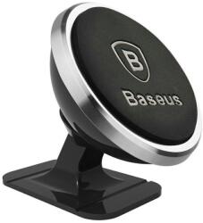 Baseus univerzális mágneses autós tartó a műszerfalra 360 fokos ezüst színben (6932172627058)