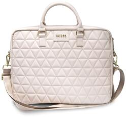 GUESS Laptop táska 15" - levehető vállpánt - Guess (GUCB15QLPK) - rózsaszín (KF2342134)