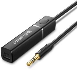 UGREEN Bluetooth 4.2 vezeték nélküli audio átalakító adapter 3.5 mm mini jack fekete (40761 CM107)