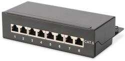 ASSMANN 8-port patch panel 1U fekete (DN-91608SD)