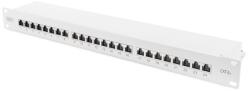 ASSMANN CAT6A 24port 19" 1U kompakt szürke árnyékolt Patch Panel DN-91624S-EA (DN-91624S-EA)