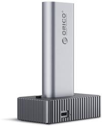 ORICO M. 2 SSD Dokkoló - IT18C3-GY (M. 2 NVMe - USB-A/C, Max. : 8 TB, Max. : 10Gbps, szürke) ORICO-IT18C3-GY-BP (ORICO-IT18C3-GY-BP)