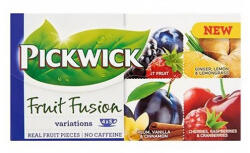 Tea Pickwick Fruit Fusion kék variációk eper-szilva-fahéj-citrom-gyömbér-erdei gyümölcs (30.00485)