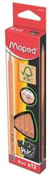 Maped Grafitceruza, H, háromszögletű, MAPED "Black`Peps" - 12db (IMA850025D)