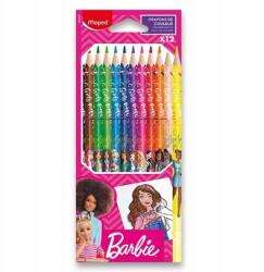 Maped Barbie zsírkréták 12 színben (862207)