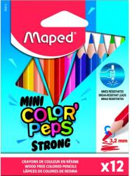 Maped MAPED: Háromszögletű Színes Ceruza Készlet - Kicsi, 12 db