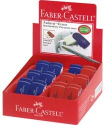 Faber-Castell radír SLEEVE mini színes műanyag tartóban (piros, kék) (182411)
