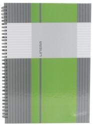 Marker Linear Marker Keményfedelű Spirálfüzet - A5, 80 lap, Kockás