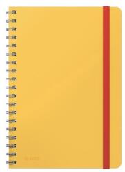 Leitz Cosy Soft Touch Spirálfüzet - B5, Kockás, 80 Lap, Melegsárga (44840019)