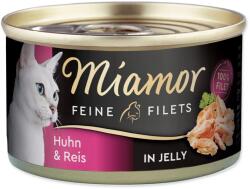Miamor Feine Filets Adult csirkével és rizzsel zselében 100g konzerv