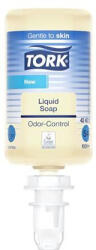 Tork Folyékony szappan, 1 l, S4 rendszer, szagsemlegesítő, TORK Odor-Control, átlátszó (KHH741) (424011)