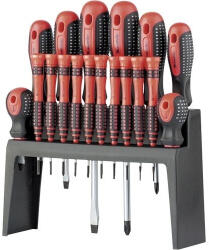 MTX 18db-os Fusion Csavarhúzó Készlet Polcos Tartón Crv