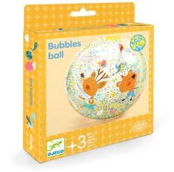 DJECO Felfújható labda, Ø 35 cm - Csörgő zörgő labda - Bubbles ball (0175)