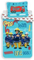 Gyerek pamut ágyneműhuzat FIREMAN SAM TEAM kék Ágyneműhuzat mérete: 70 x 90 cm | 140 x 200 cm