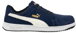 PUMA Iconic Suede Low S1PL ESD FO HRO SR munkavédelmi cipő (tengerészkék, 39) (PUM-640020-39)