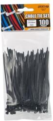 NE HASZNÁLD! Handy-Tools Handy-Tools Vezeték kötegelő, 100x2, 5mm, fekete, 100db-os (05411) (HT05411)