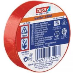 TESA (53988-00015-00) Szigetelőszalag ® Professional Piros (H x Sz) 10 m x 15 mm 1 db