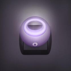 PHENOM Lampa de veghe cu LED si senzor de lumina violet 1 LED /1W diametru 8 cm PHENOM 20275VL (20275VL)