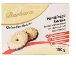 Barbara gluténmentes vaníliás karika 150 g - biopanda