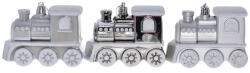 Decoration & Design Vonat 10cm ezüst (503124) - jatekrt
