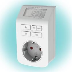 GAO 0743H digitális beltéri időzítő óra, 3680 W, 98 ki- és bekapcsolás / hét, véletlenszerű kapcsolás (0743H) - megaplace
