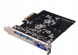 Akasa PCIe kártya 2xUSB 3.2 Gen 2 Type-C és 3xType-A AK-PCCU3-09 (AK-PCCU3-09)