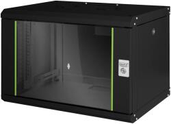 ASSMANN 19" 7U Fali Rack Szekrény - 600x420 mm, Fekete (DN-19 07-U-SW)