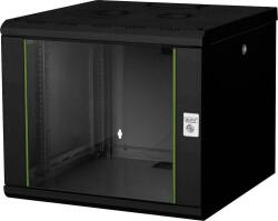 ASSMANN 19" 9U Fali Rack Szekrény - 600x509 mm, Fekete (DN-19 09U-6/6-SW)
