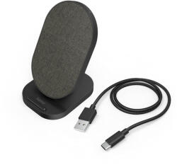 Hama Töltő szett - 201685 QI-FC10S (vezeték nélküli, QI töltőpad, LED, 10W, LED, fekete) (00201685) - tonerklinika