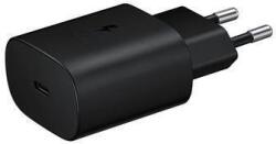 Samsung utazási töltő EP-TA800EBE, PD, gyorstöltés, USB-C, 25 W, fekete, (ömlesztve) (GP-PTU021SOABQ)