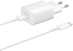 Samsung 25W Gyorstöltő USB-C kábellel, fehér (EP-TA800XWEGWW)